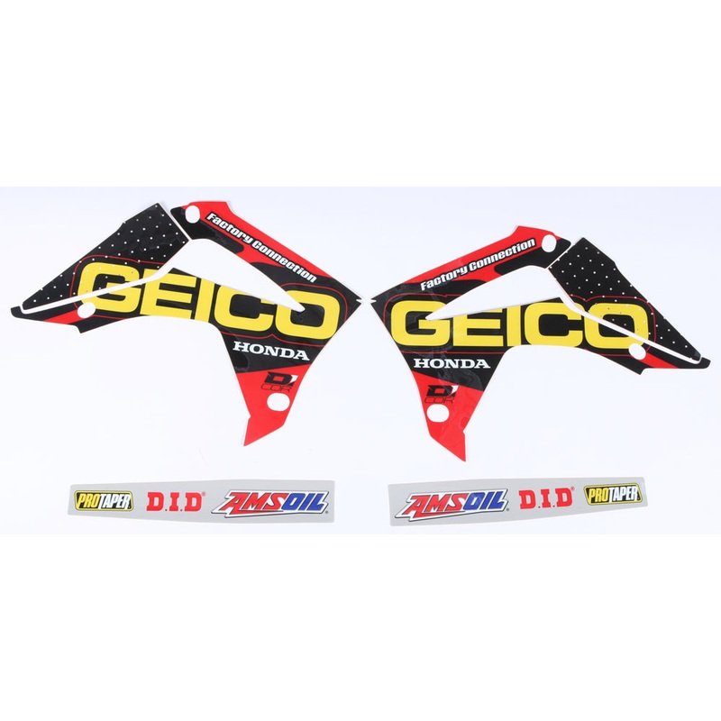 16 Geico Honda Complete Graphic Kit
