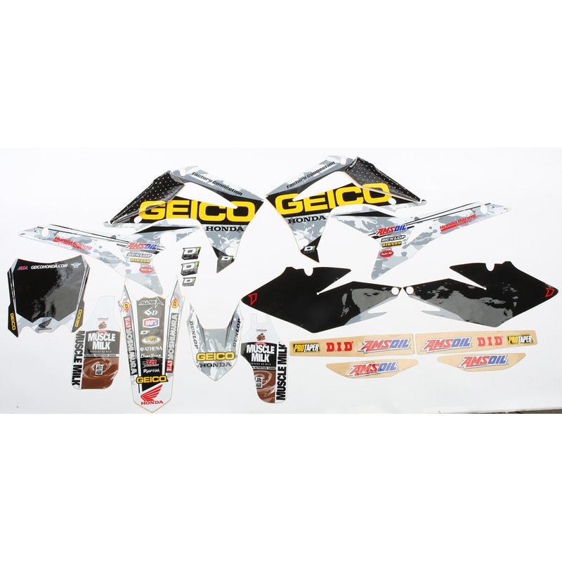 2014 Geico Honda Camo Complete Kit Black