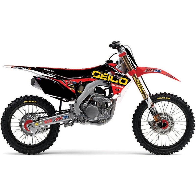 2015 Geico Honda Graphics Kit (Black)