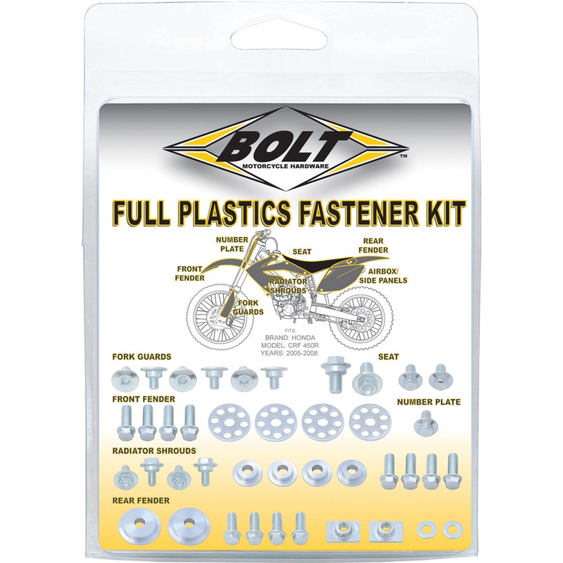 Full Plastic Fastener Kit Hon