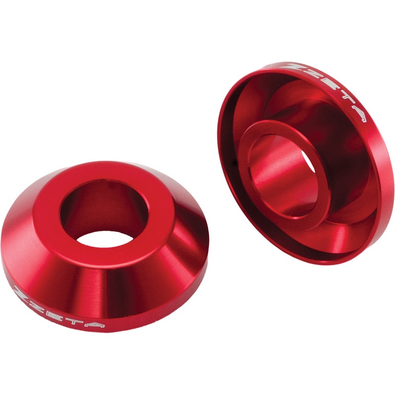 Fast Rear Wheel Spacers Red