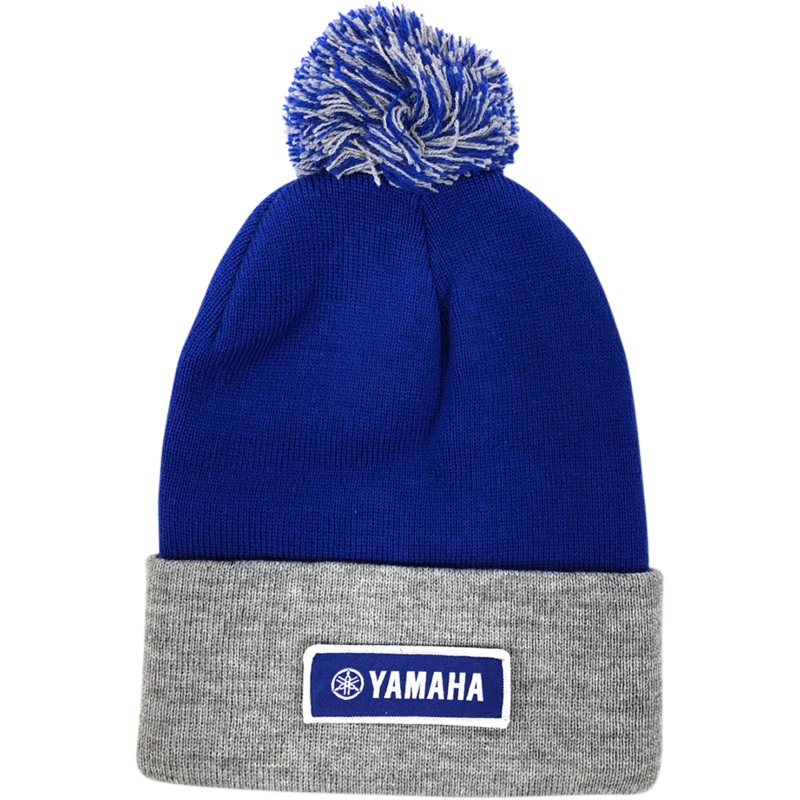 FACTORY EFFEX Yamaha Pom Beanie – Royal/Gray 23-86202