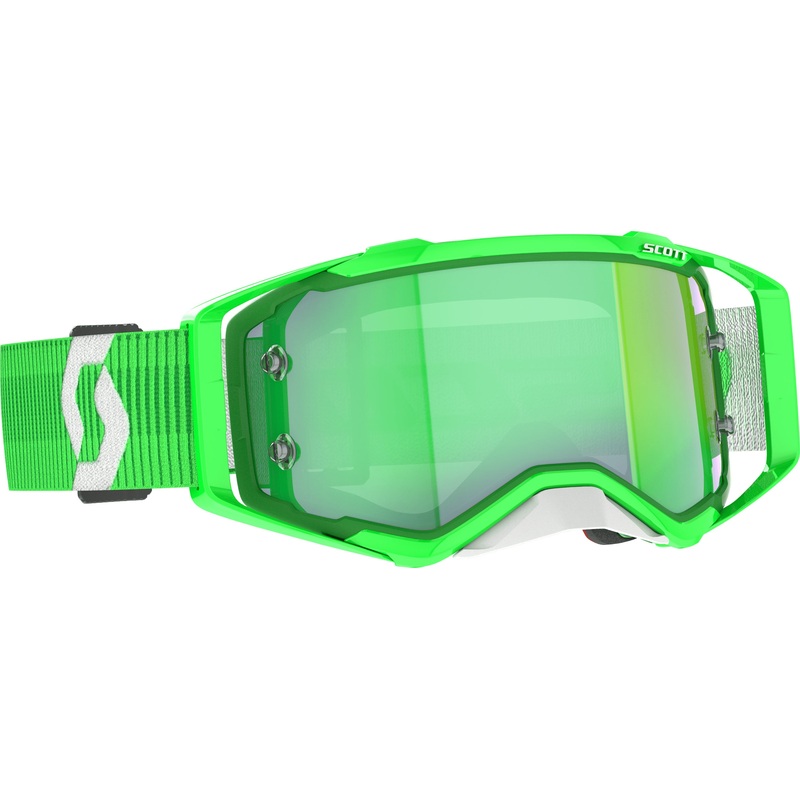 Prospect Goggle Grn/Wht Grn Chrome Works