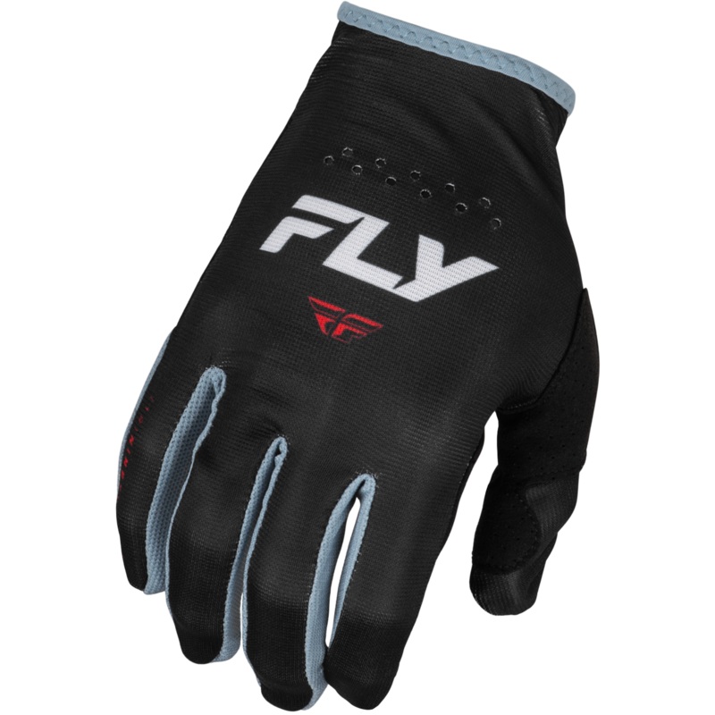 Youth Lite Gloves Black/White/Red Ys