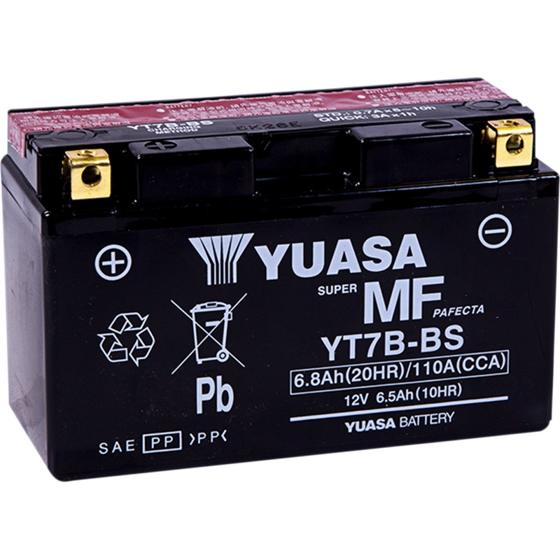 YUASA AGM Battery – YT7B-BS – .30 L YUAM62T7B