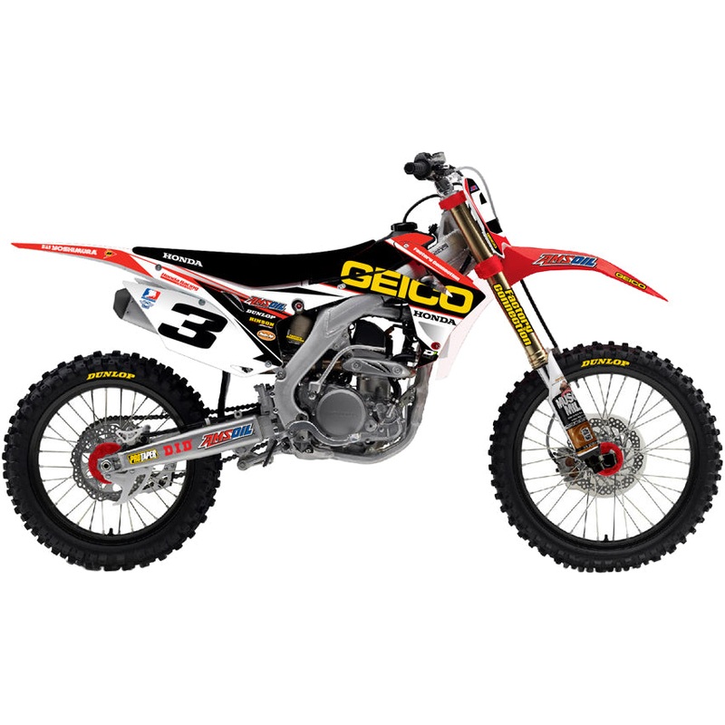 2014 Geico Honda Complete Kit White