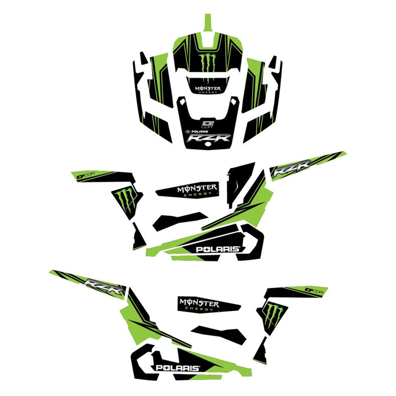 Monster Pol 4 Door Complete Graphic Kit