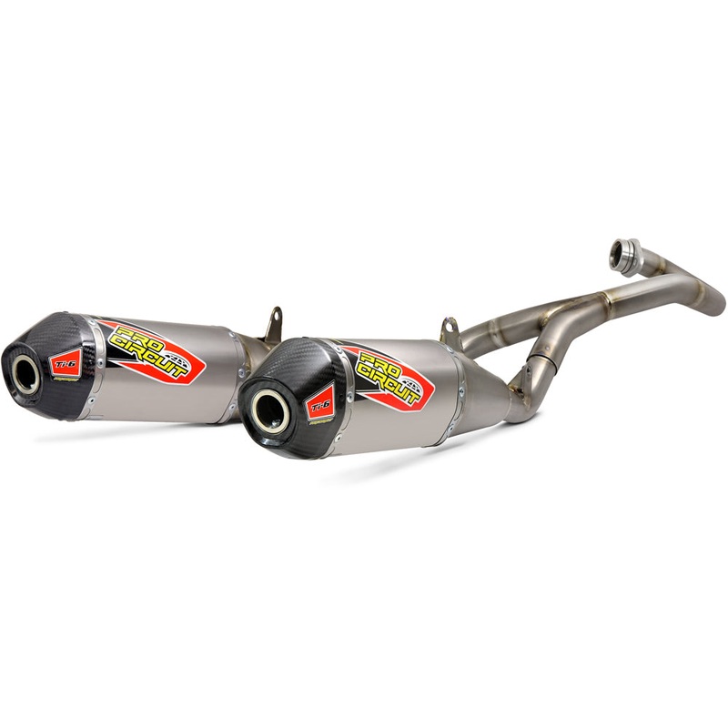 Ti 6 Ti Dual Exhaust System Crf450r ’17 18 450rx ’17 18