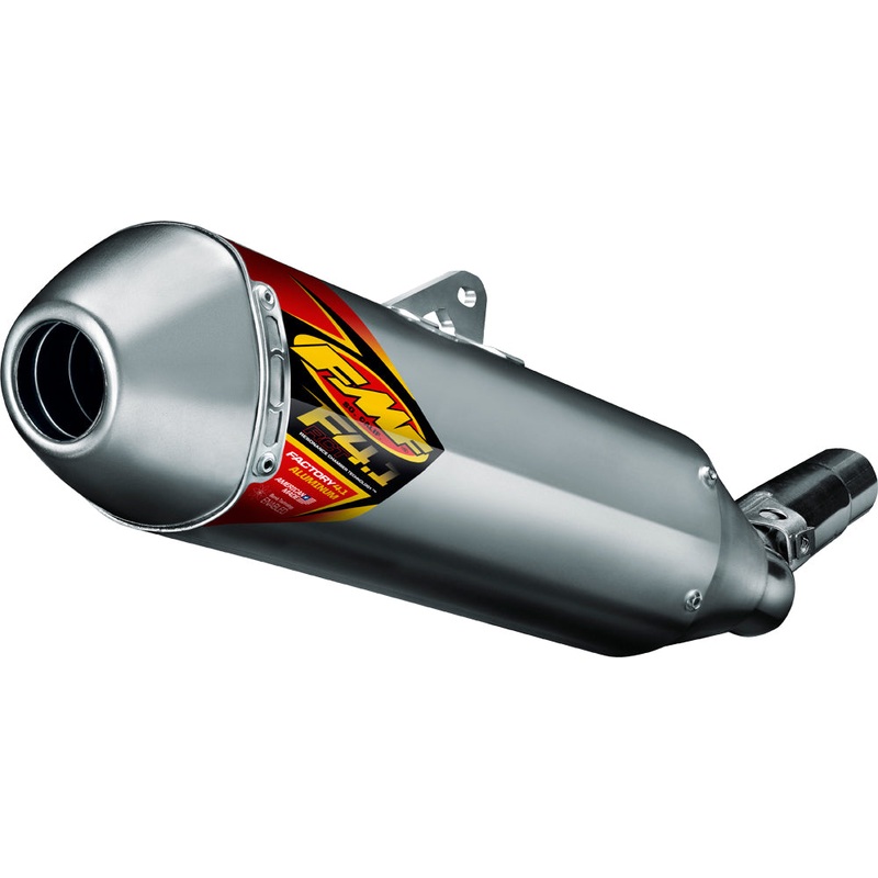 Aluminum Factory 4.1 Rct Slip On W/Stainless Endcap