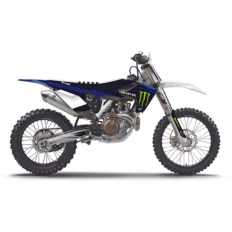 Monster Energy Complete Graphic Kit White