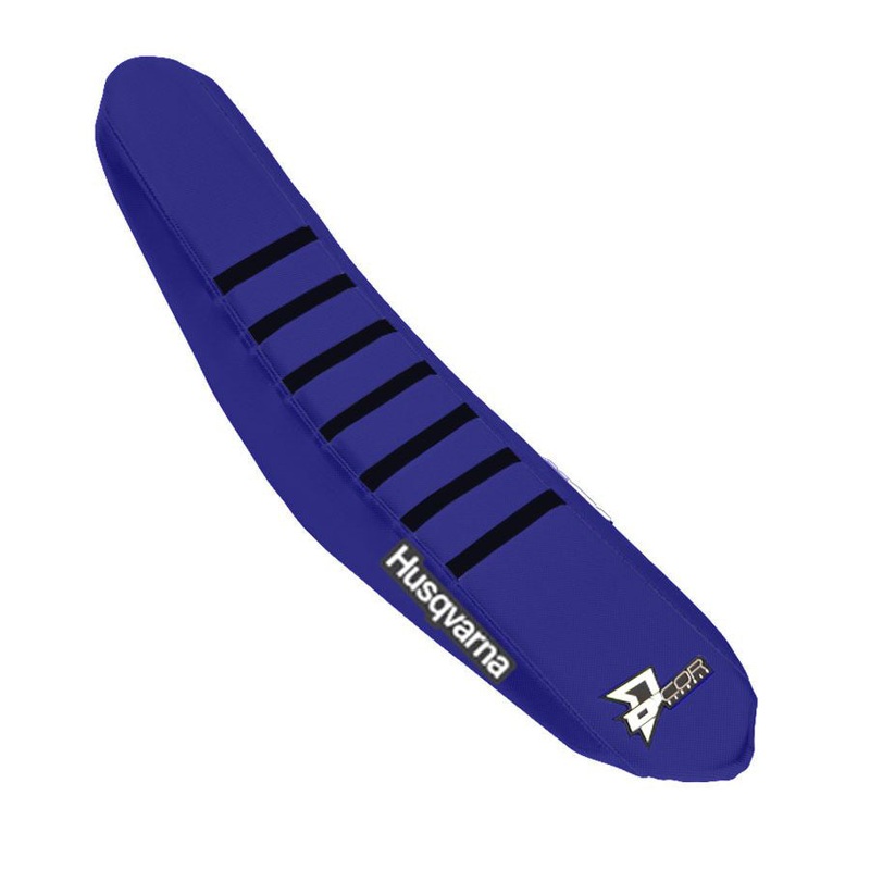 Seat Cover Navy Blue/Black W/Ribs