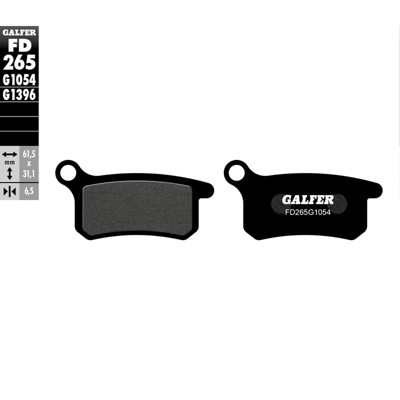 Brake Pads Semi Metallic Fd265g1054