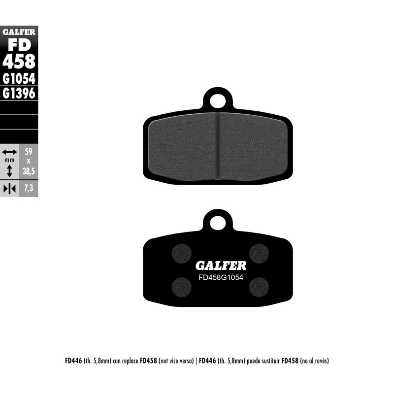 Brake Pads Semi Metallic Fd458g1054