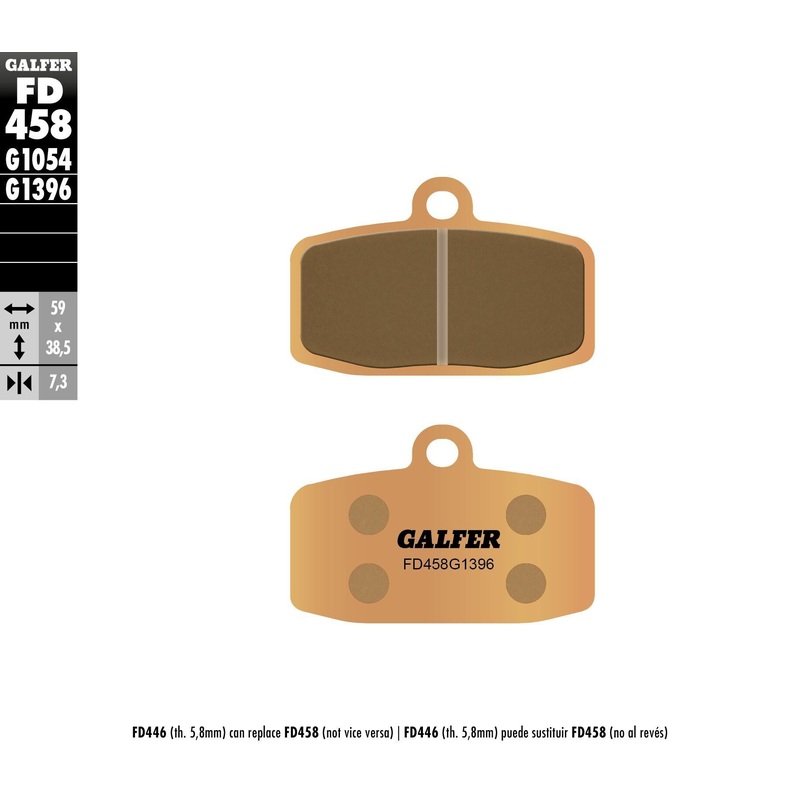 Brake Pads Sintered Fd458g1396