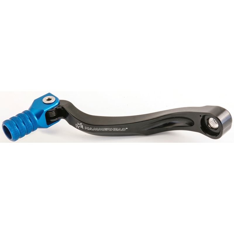 Cnc Shift Lever W/Rubber Tip Black/Blue +10mm
