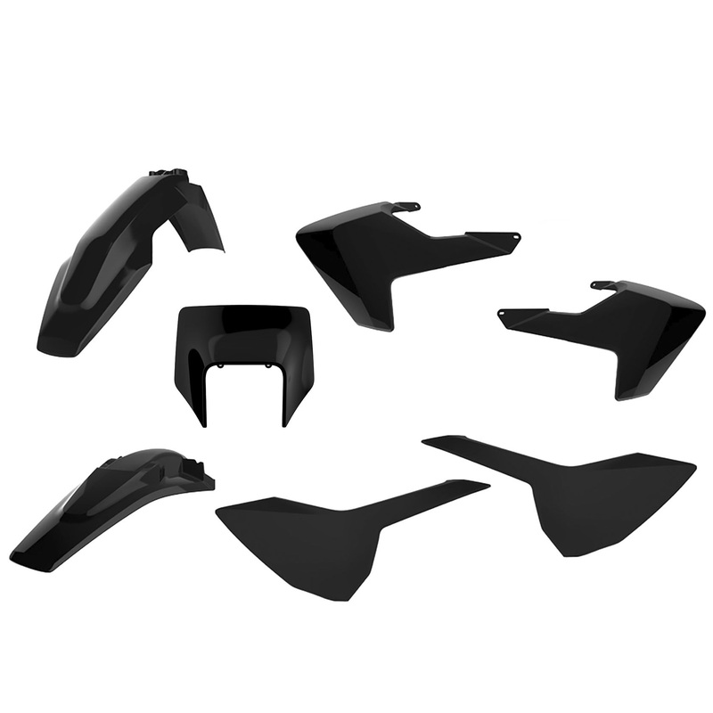 Enduro Kit With Mask Black Hus