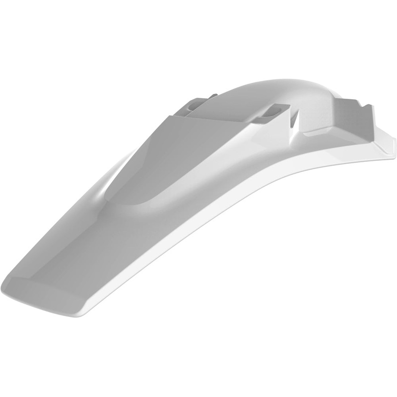 Rear Fender W/Taillight Tabs White