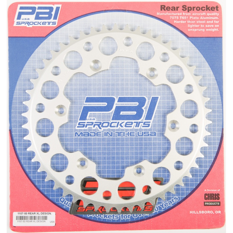 Rear Sprocket Aluminum 50t 520 Husq/Suz