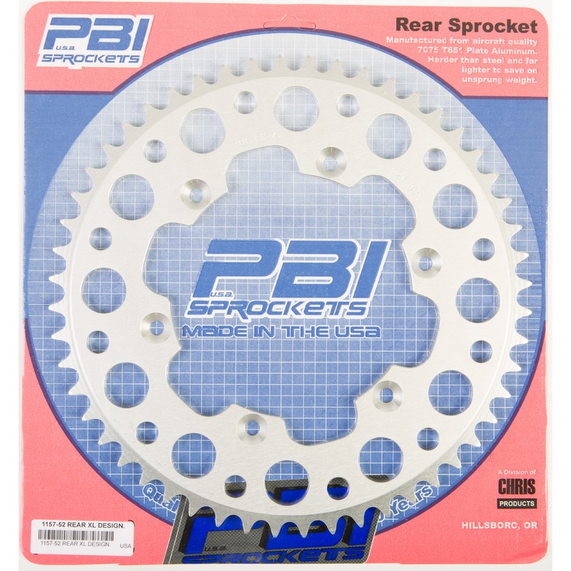 Rear Sprocket Aluminum 52t 520 Husq/Suz