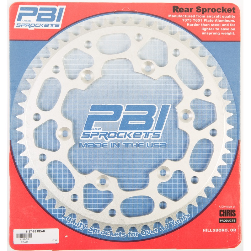 Rear Sprocket Aluminum 53t 520 Husq/Suz