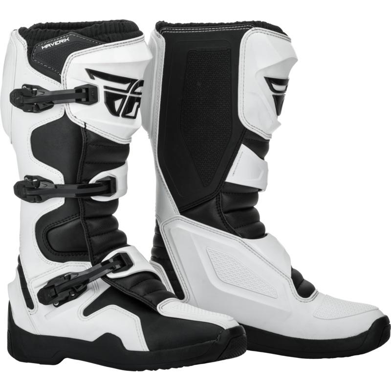 Maverik Boots White/Black Sz 12