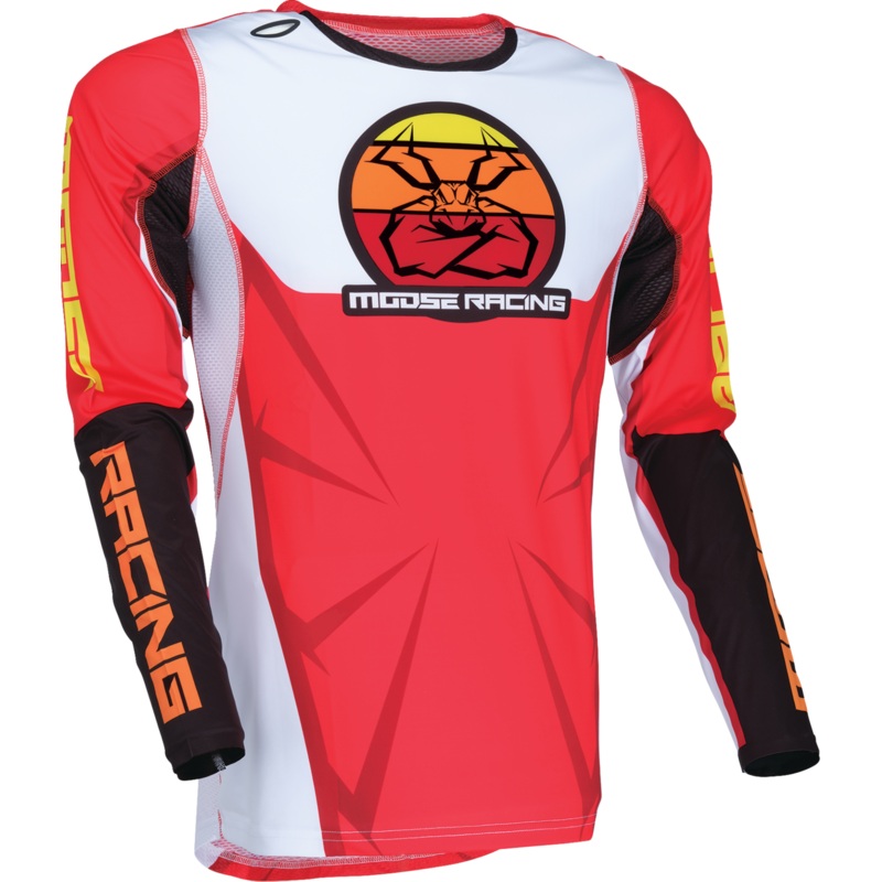 MOOSE RACING Agroid Jersey – Red/Black/White – Medium 2910-7912