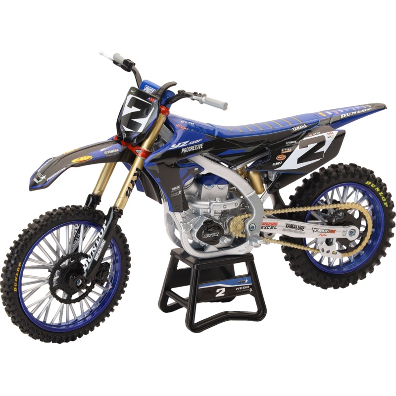 NEW RAY TOYS Yamaha YZ450F Dirt Bike – 1:12 Scale – Cooper Webb #2 58483