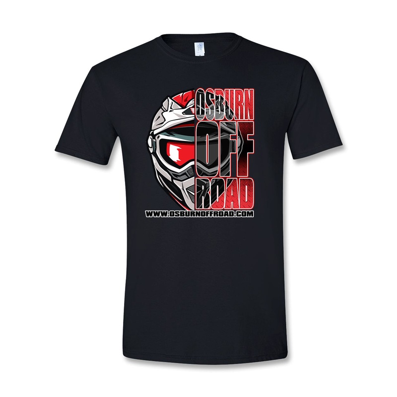 Osburn Offroad Helmet Tee|Black|Gray|Navy|Orange|Red|Royal Blue|White|Youth Small|Youth Medium|Youth Large|Youth Xlarge|Small|Medium|Large|X-Large|2X-Large|3X-Large|4X-Large
