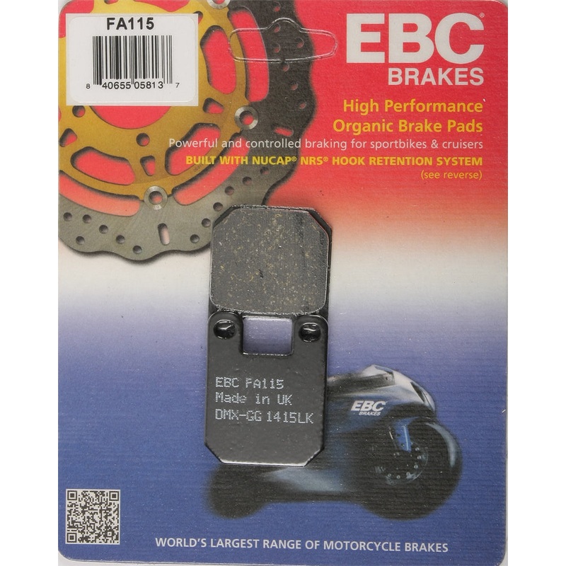 Brake Pad Fa115 Organic