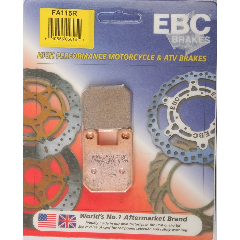 Brake Pads Fa115r Sintered R Series