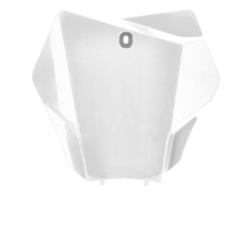 Front Number Plate Gas/Ktm White