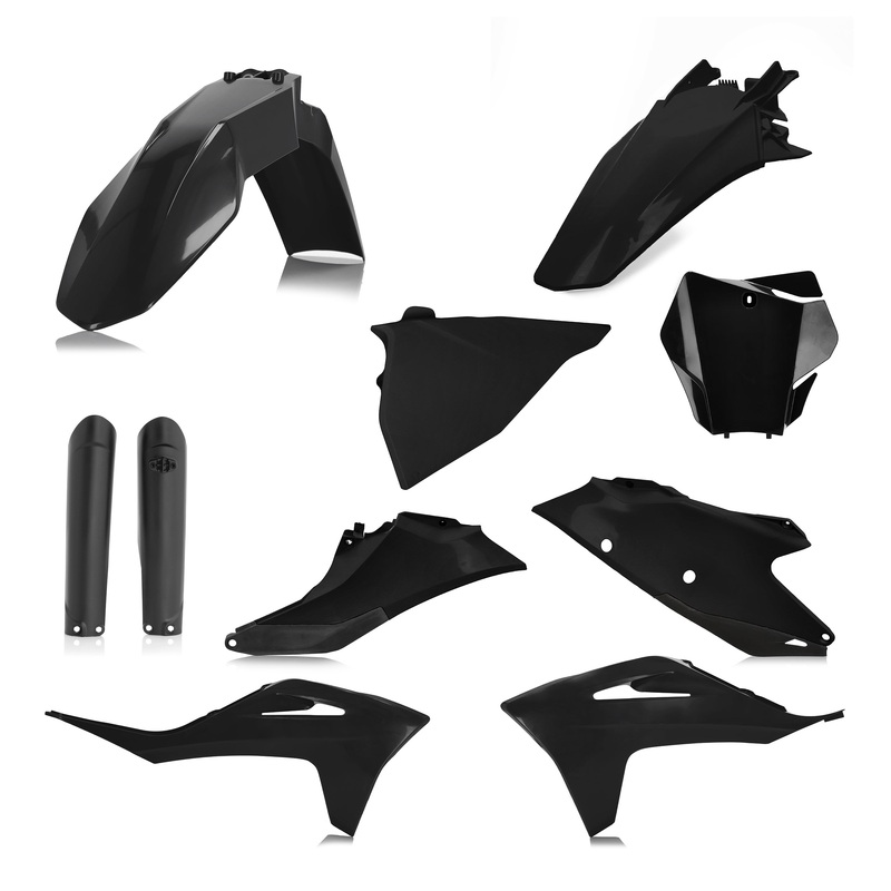 Full Plastic Kit Gas/Ktm Black