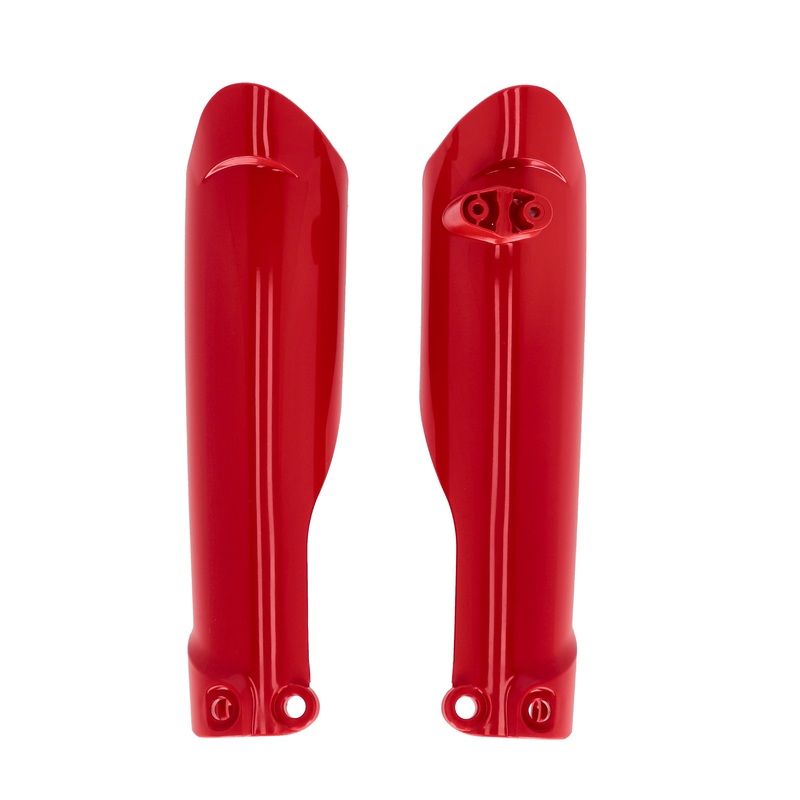 Lower Fork Cover Set Red Gas