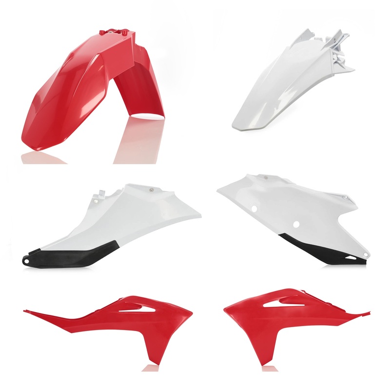 Plastic Kit Gas/Ktm Red/White