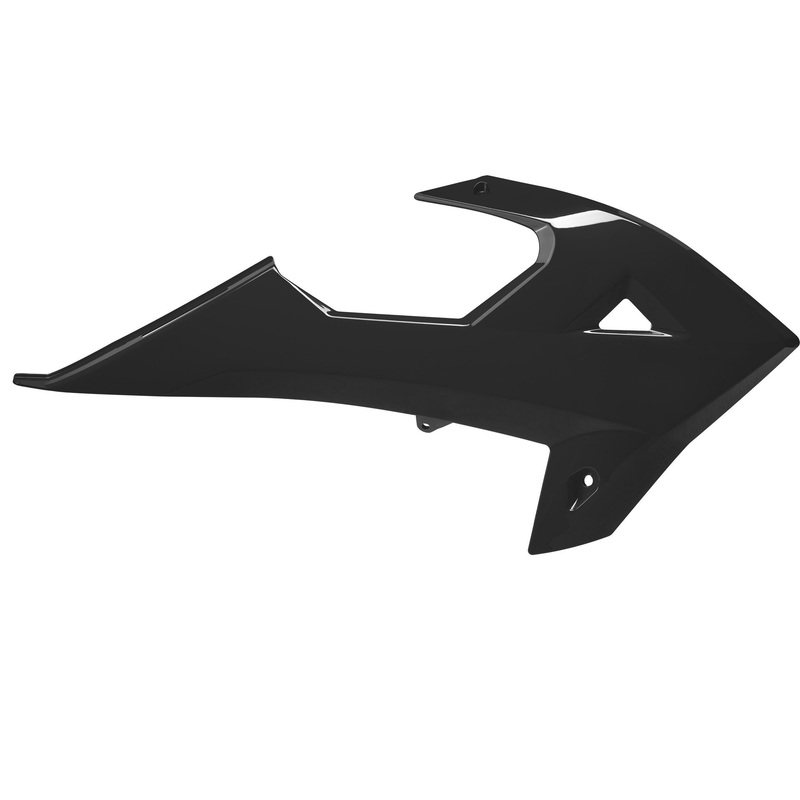 Radiator Scoops Black Gas