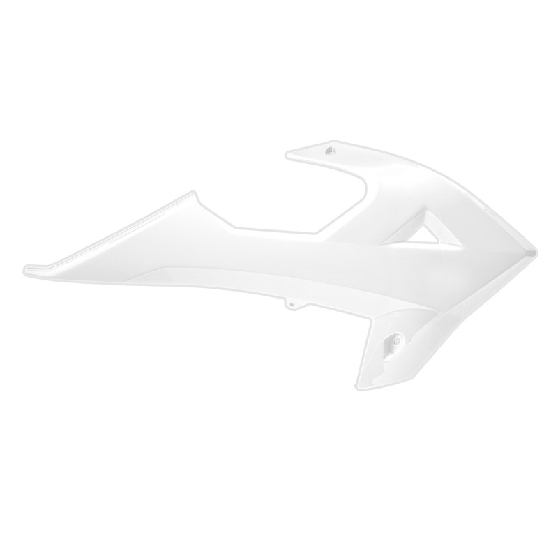 Radiator Scoops White Gas