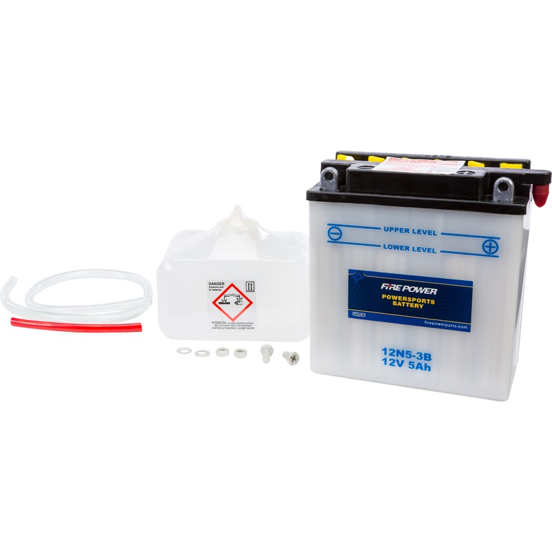 Battery W/Acid 12n5 3b 12v