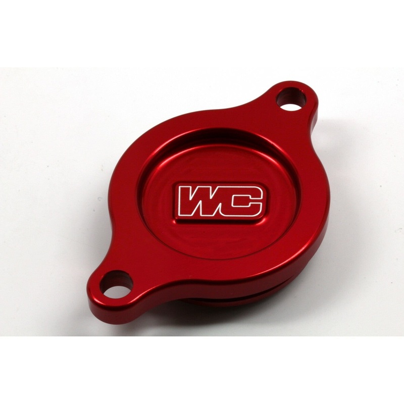 Oil Filter Cover Red Suz