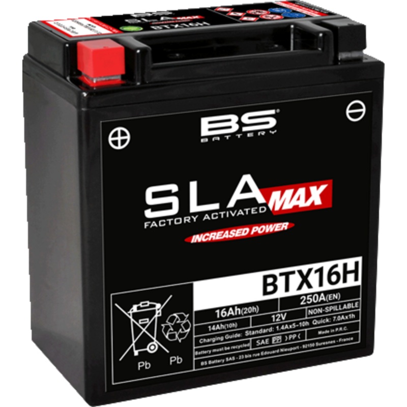 BS BATTERY Battery – BTX16H (YTX) 300896