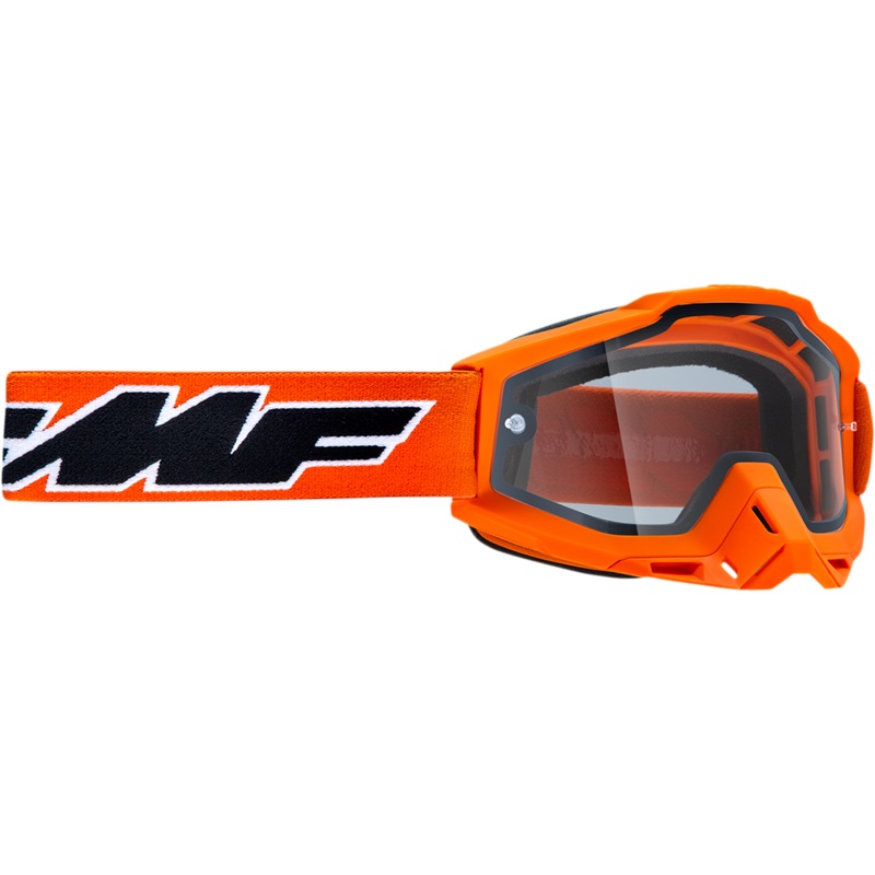 FMF PowerBomb Enduro Goggles – Rocket – Orange – Clear F-50038-00003