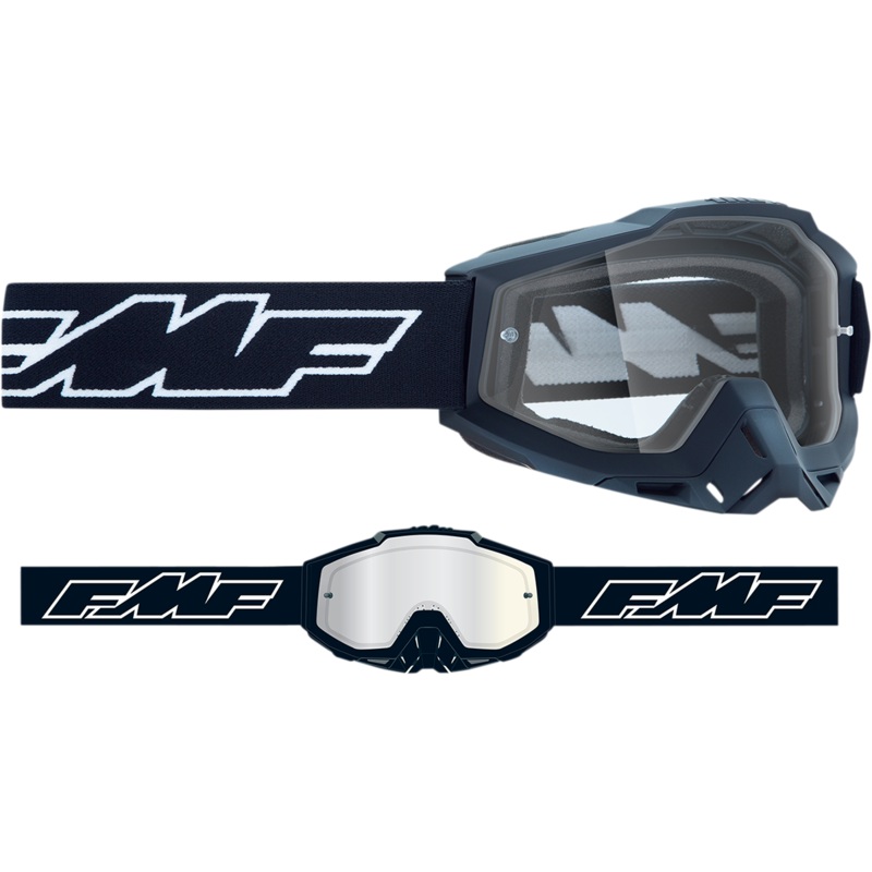 FMF PowerBomb Goggles – Rocket – Black – Clear F-50036-00001
