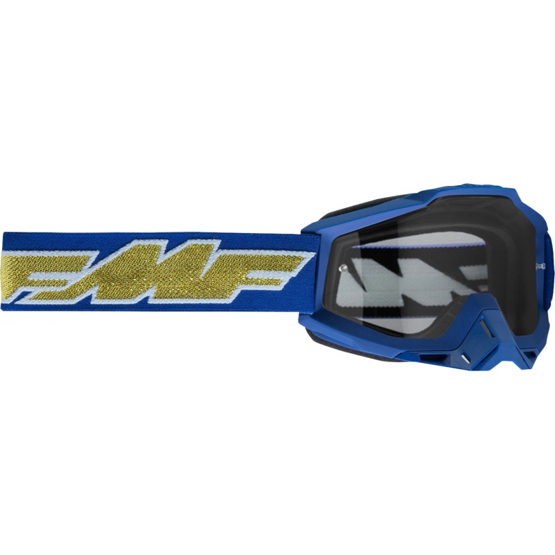 FMF PowerBomb Goggles – Rocket – Deep Navy – Clear F-50036-00010
