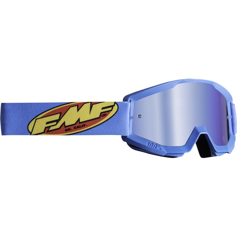 FMF Youth PowerCore Goggles – Core – Cyan – Blue Mirror F-50055-00005