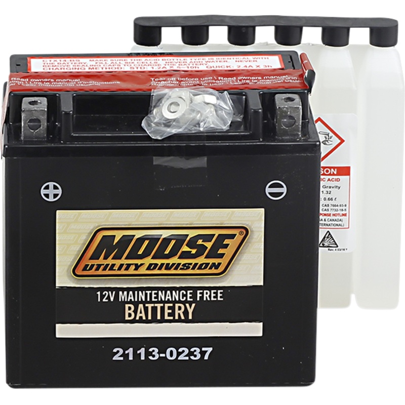 MOOSE OFFROAD AGM Battery – YTX14-BS MTX14-BS