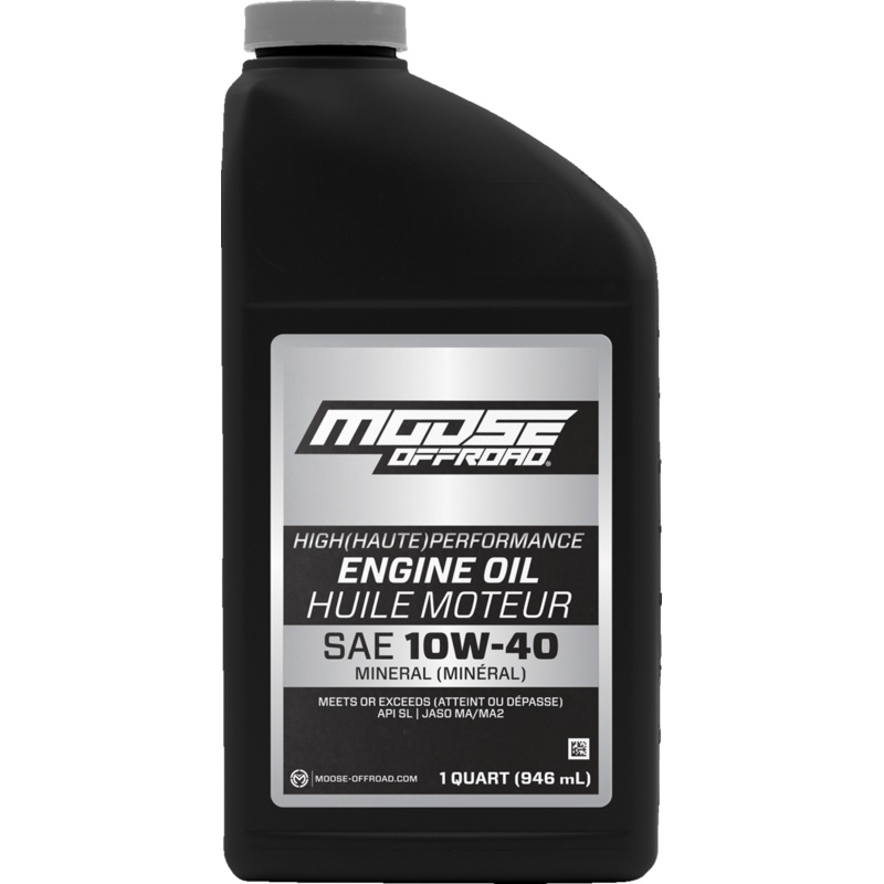 MOOSE OFFROAD Mineral Oil – 10W40 – 1 US quart 219379