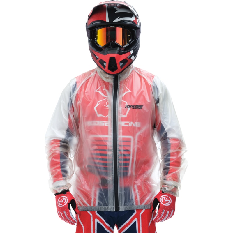 MOOSE OFFROAD Rain Jacket – Clear – Small 2854-0371