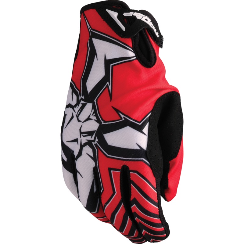MOOSE RACING Agroid* Pro Gloves – Red/Black – Large 3330-8093