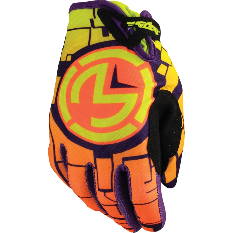 MOOSE RACING Youth SX1* Gloves – Orange/Green – Medium 3332-1889