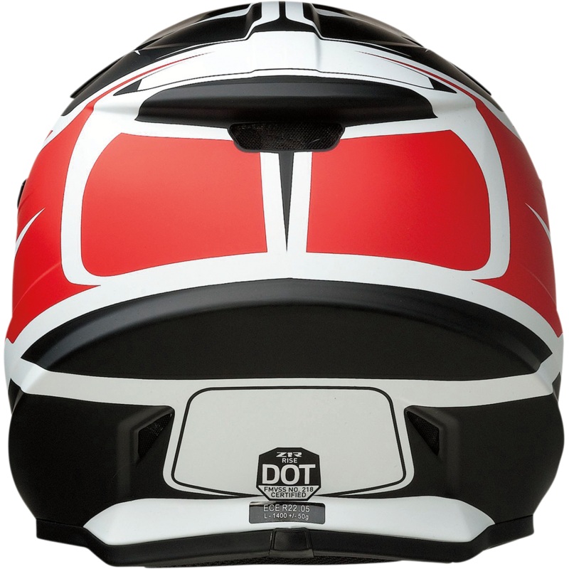 Z1R Rise Helmet – Flame – Red – XL 0110-7244