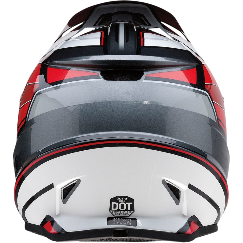 Z1R Rise Helmet – MC – Red/Gray – XL 0110-7212